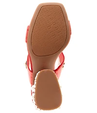 Gianni Bini Penei Velvet Pearl Ornament Slide Sandals