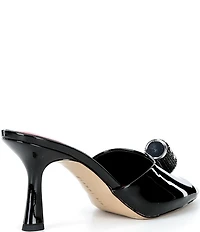 Gianni Bini Popz Rhinestone Cherry Soda Patent Dress Slide Sandals