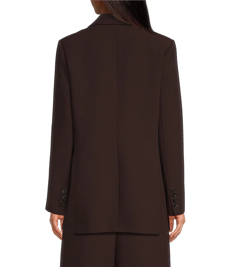 Gianni Bini Ralphie Notched Lapel Collared Long Sleeve Blazer