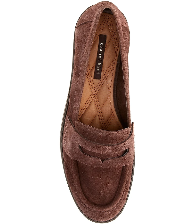 Gianni Bini Rasheed Suede Penny Loafers