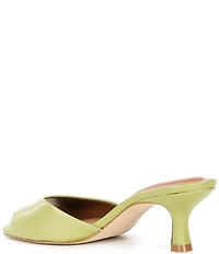 Gianni Bini Reaves Leather Slide Sandals