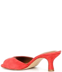 Gianni Bini Reaves Suede Slide Sandals