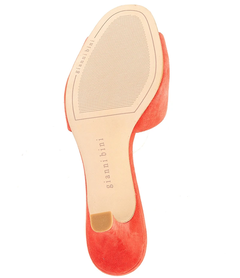 Gianni Bini Reaves Suede Slide Sandals