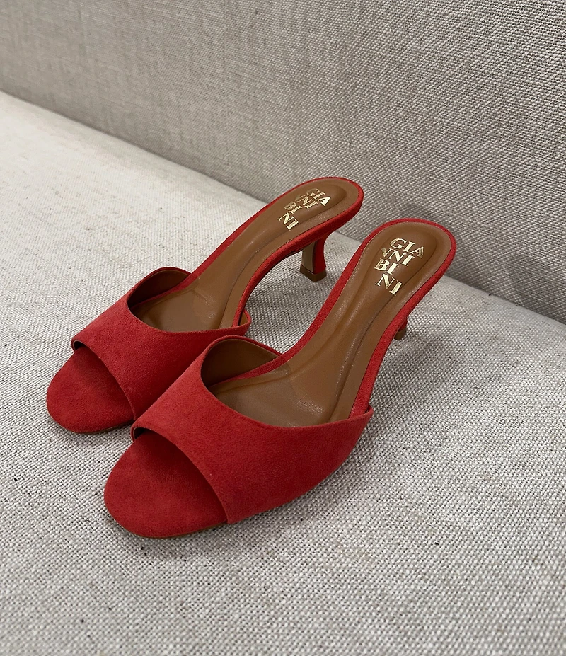 Gianni Bini Reaves Suede Slide Sandals
