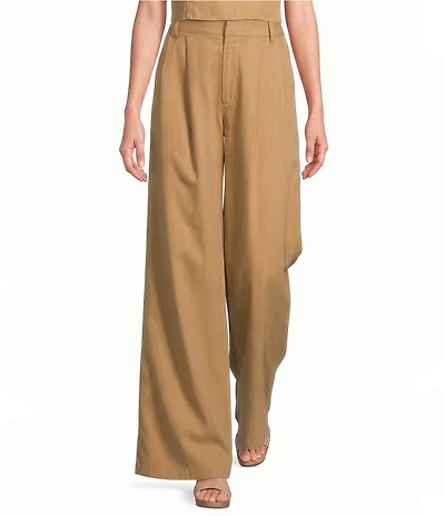Gianni Bini Ren Twill Wide Leg Coordinating Trouser Pant