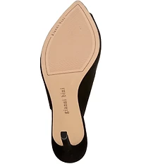 Gianni Bini Renton Suede Open Toe Slingback Heels