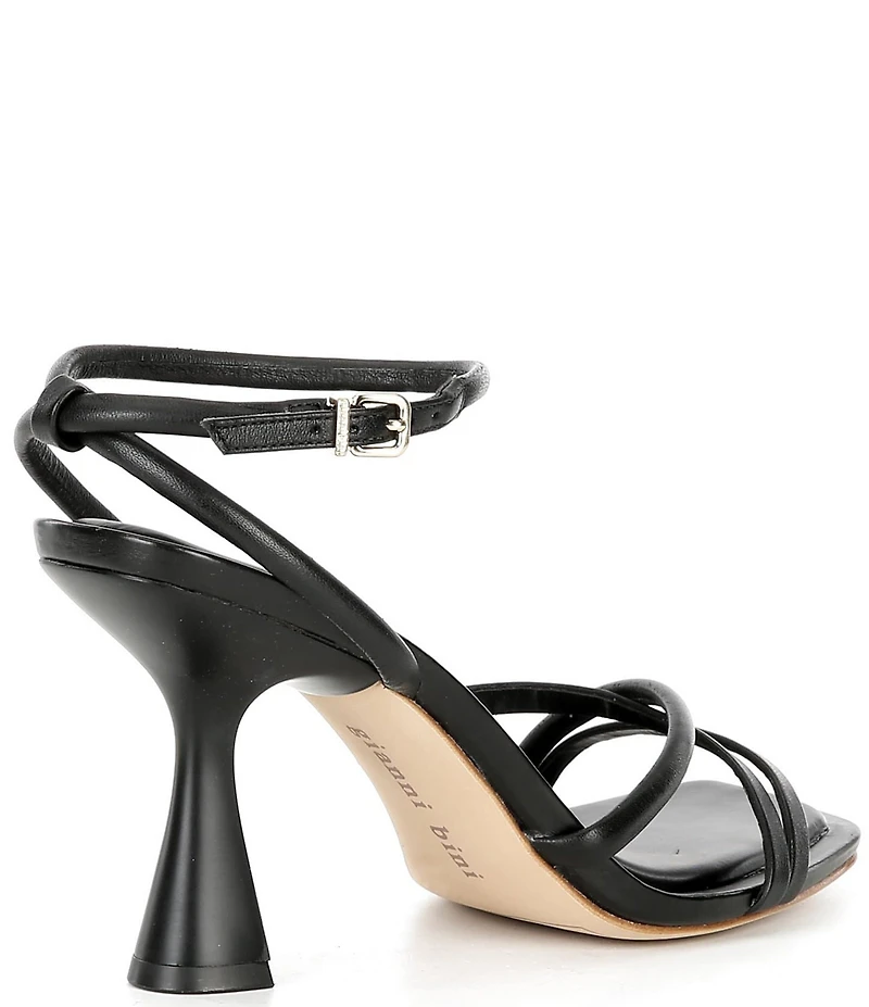 Gianni Bini Rondo Leather Strappy Square Toe Dress Sandals