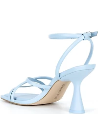 Gianni Bini Rondo Leather Strappy Square Toe Dress Sandals