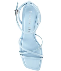 Gianni Bini Rondo Leather Strappy Square Toe Dress Sandals