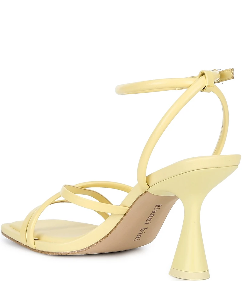 Gianni Bini Rondo Leather Strappy Square Toe Dress Sandals