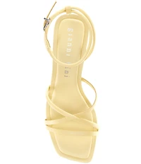 Gianni Bini Rondo Leather Strappy Square Toe Dress Sandals