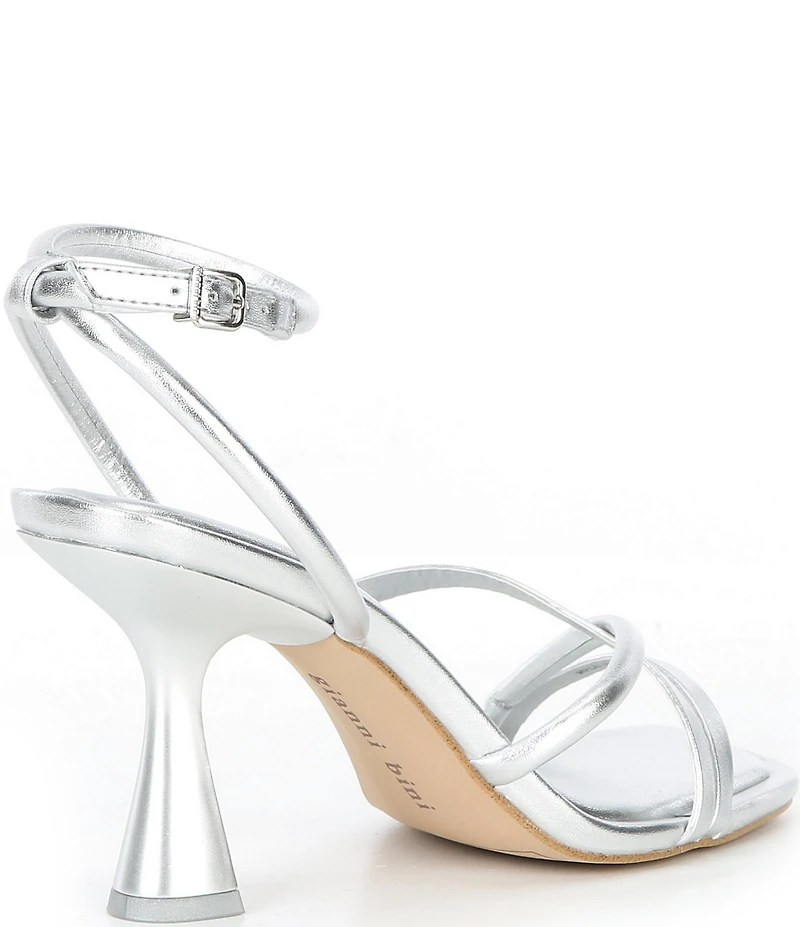 Gianni Bini Rondo Leather Strappy Square Toe Dress Sandals