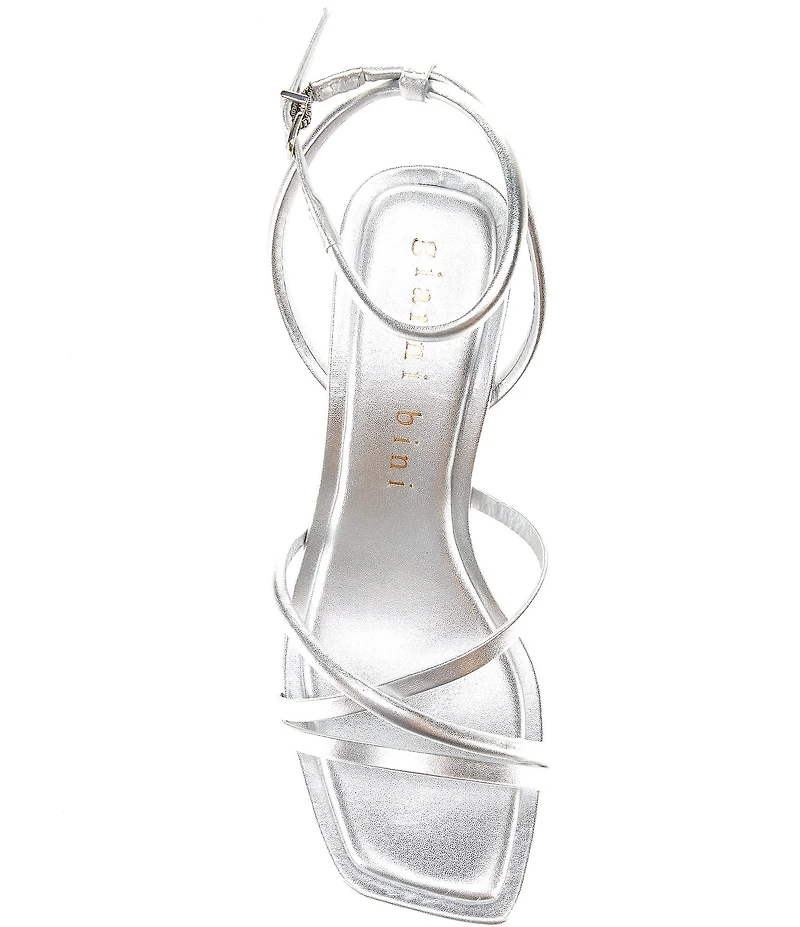 Gianni Bini Rondo Leather Strappy Square Toe Dress Sandals