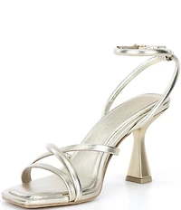 Gianni Bini Rondo Leather Strappy Square Toe Dress Sandals