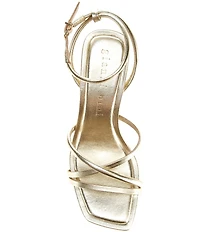 Gianni Bini Rondo Leather Strappy Square Toe Dress Sandals