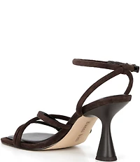 Gianni Bini Rondo Suede Strappy Square Toe Dress Sandals