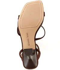 Gianni Bini Rondo Suede Strappy Square Toe Dress Sandals