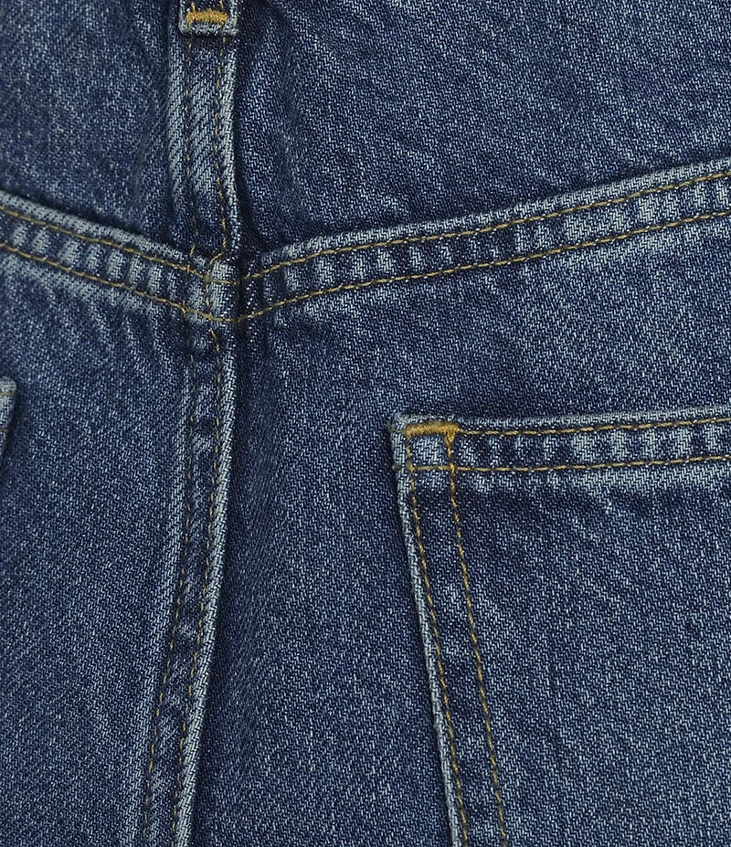 Gianni Bini Rosie High Rise Straight Leg Denim Jeans