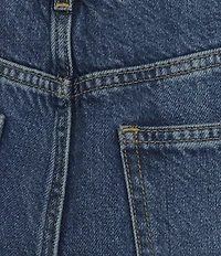 Gianni Bini Rosie High Rise Straight Leg Denim Jeans