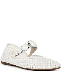 Gianni Bini Ryleah Pearl Ornamented Mary Jane Dress Flats