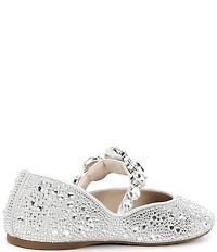 Gianni Bini Ryleah Rhinestone and Jewel Ornamented Mary Jane Strap Dress Flats