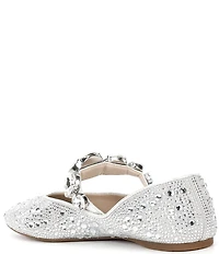 Gianni Bini Ryleah Rhinestone and Jewel Ornamented Mary Jane Strap Dress Flats