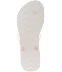 Gianni Bini Sachi Postcard Print Ornament Flip Flops