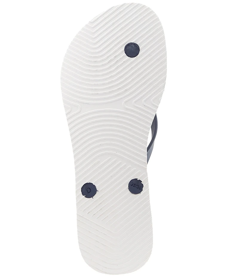 Gianni Bini Sachi Sardine Print Ornament Flip Flops