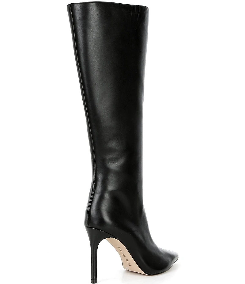 Gianni Bini Salah Leather Tall Stiletto Dress Boots