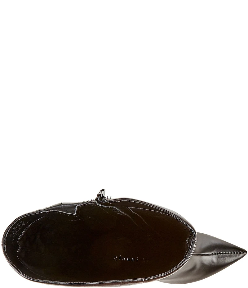 Gianni Bini Salah Leather Tall Stiletto Dress Boots