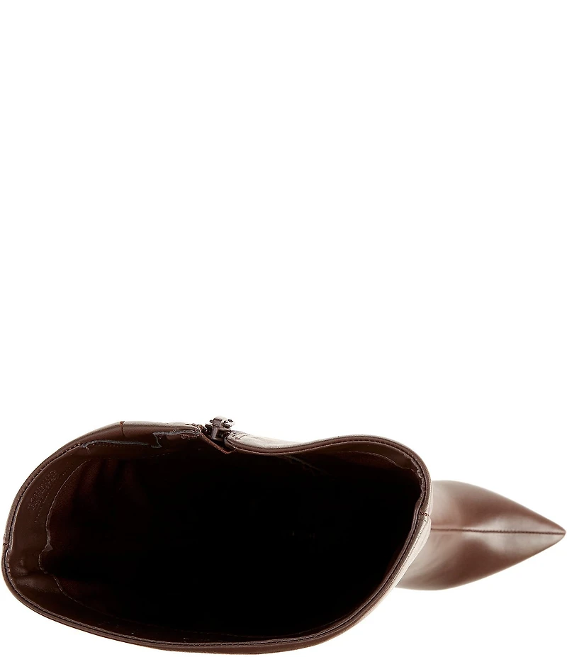 Gianni Bini Salah Leather Tall Stiletto Dress Boots