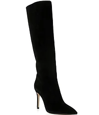Gianni Bini Salah Suede Tall Stiletto Dress Boots