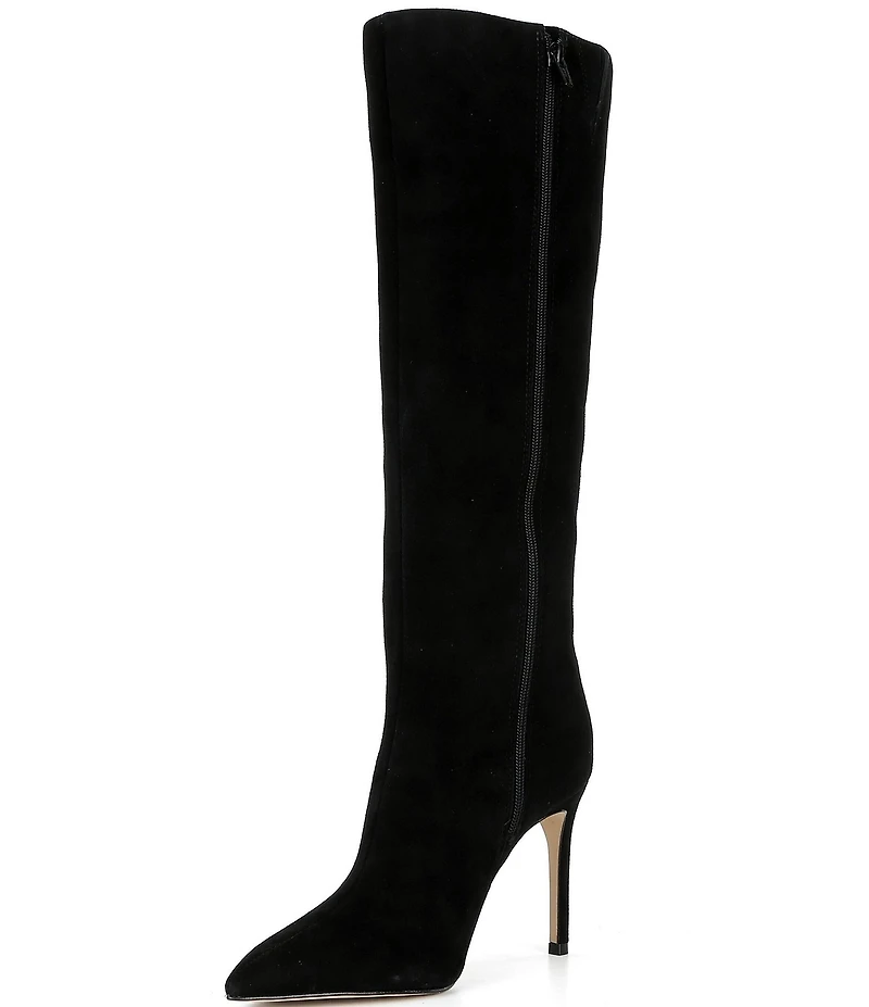 Gianni Bini Salah Suede Tall Stiletto Dress Boots