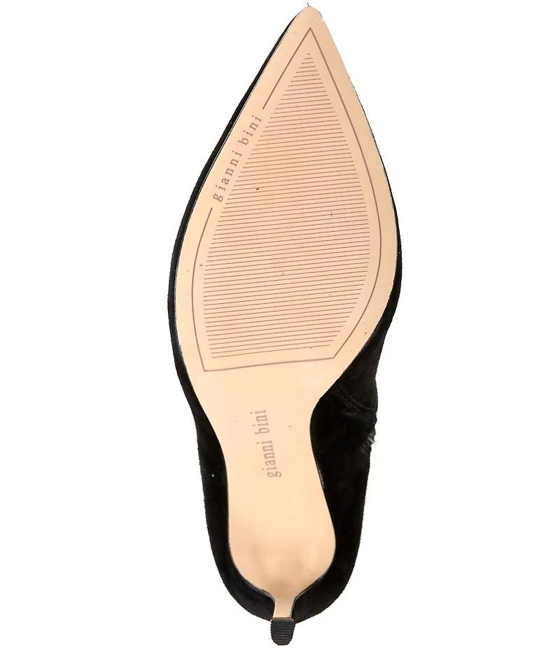 Gianni Bini Salah Suede Tall Stiletto Dress Boots
