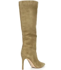 Gianni Bini Salah Suede Tall Stiletto Dress Boots