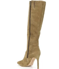 Gianni Bini Salah Suede Tall Stiletto Dress Boots