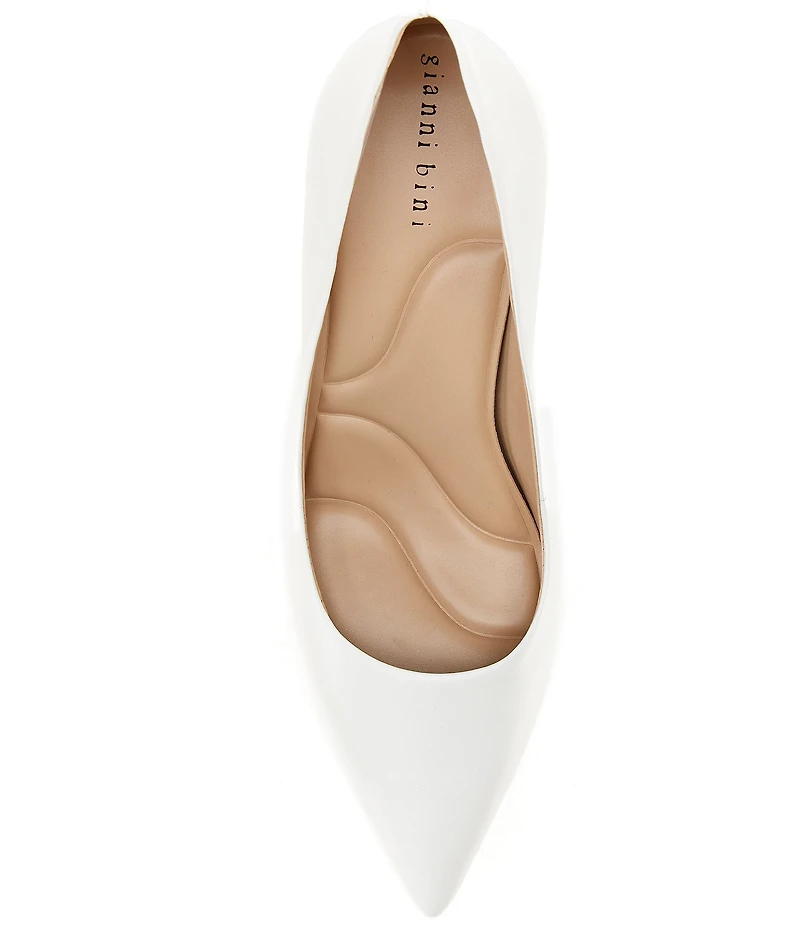 Gianni Bini Sampras Leather Pointed Toe Pumps