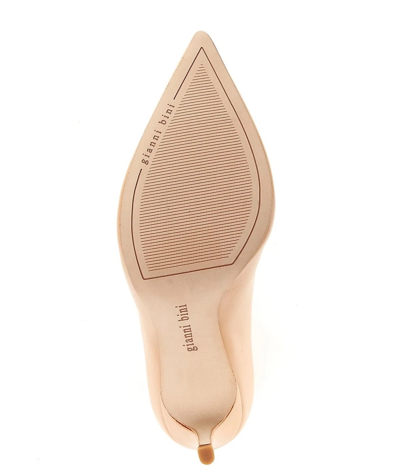 Gianni Bini Sampras Leather Pointed Toe Pumps