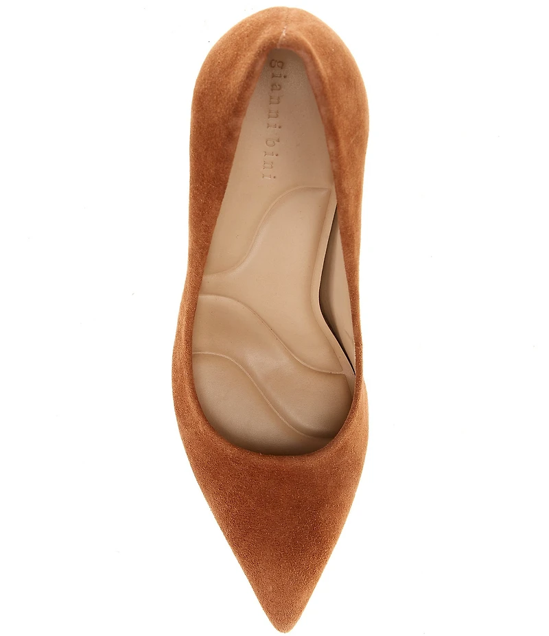 Gianni Bini Sampras Nubuck Pointed Toe Pumps