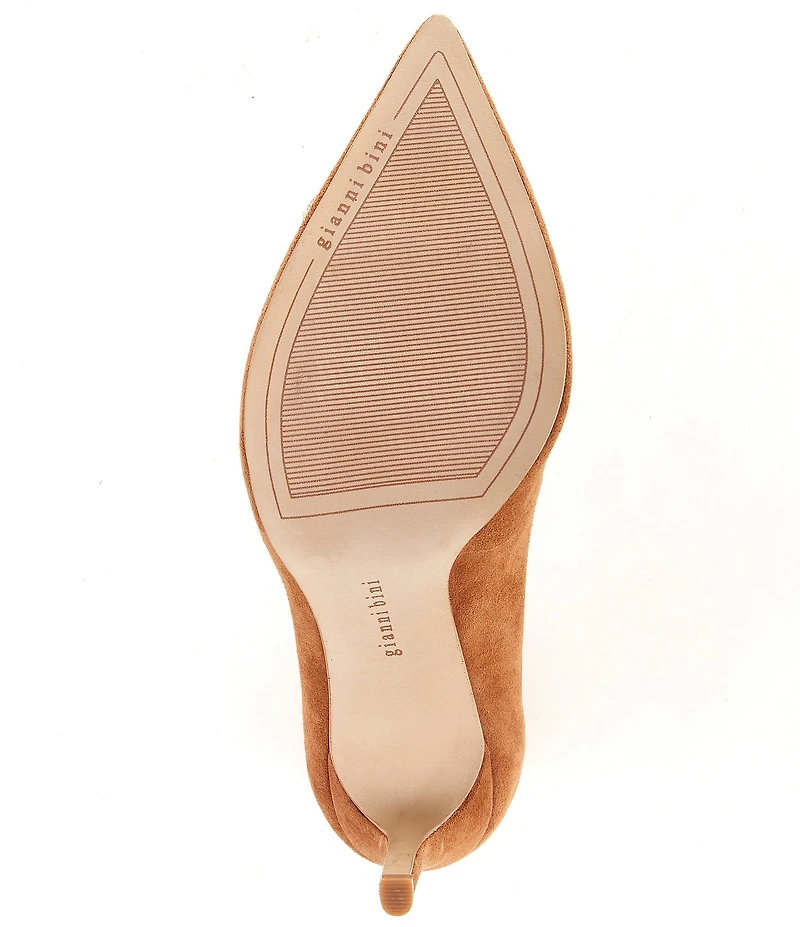 Gianni Bini Sampras Nubuck Pointed Toe Pumps