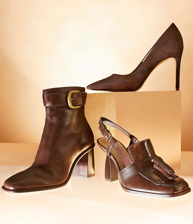 Gianni Bini Sampras Nubuck Pointed Toe Pumps