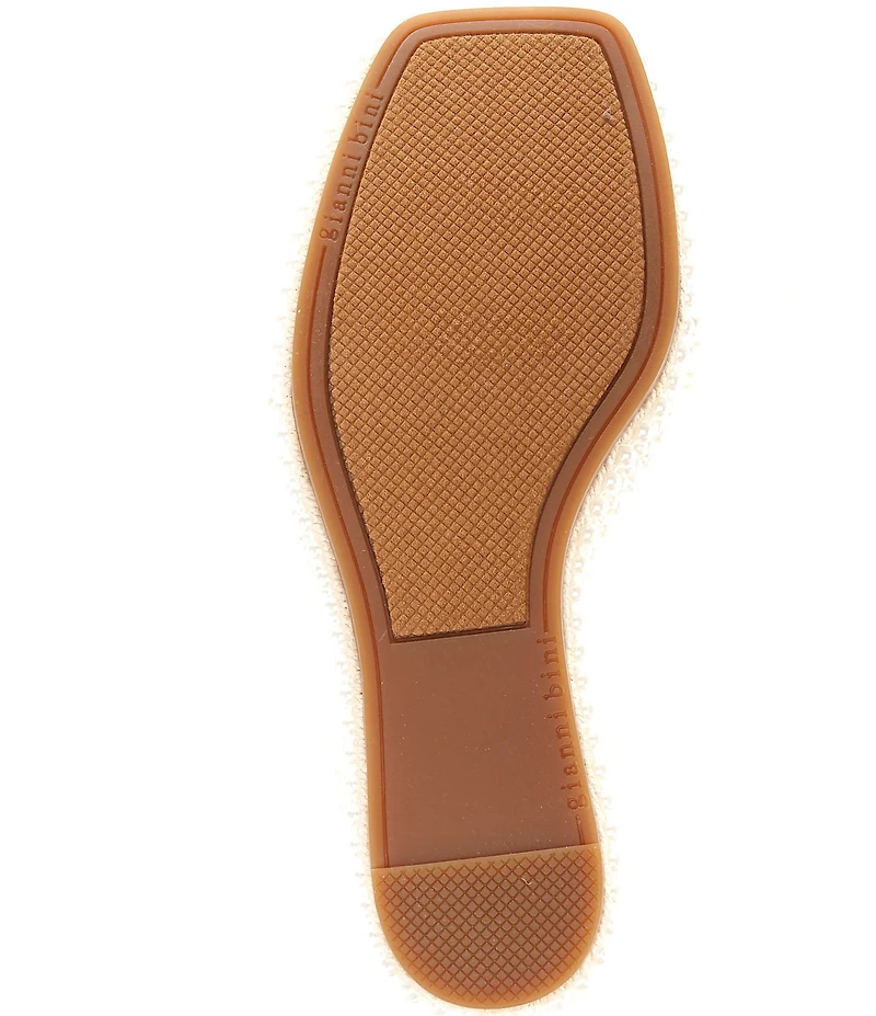 Gianni Bini Savanna Pearl Ornamented Platform Wedge Sandals