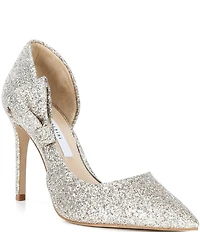 Gianni Bini Sawyer Glitter Bow Pointed Toe Pumps