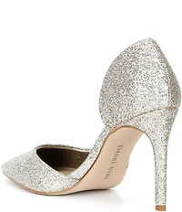 Gianni Bini Sawyer Glitter Bow Pointed Toe Pumps