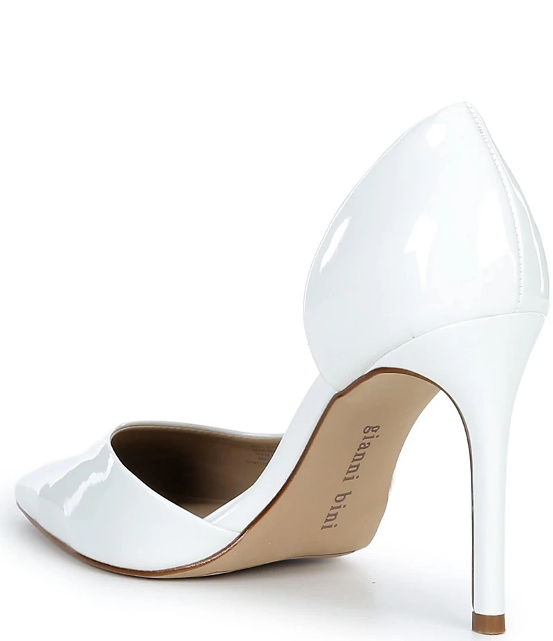 Gianni Bini Sawyer Patent Bow Pointed Toe Pumps