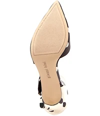 Gianni Bini Sawyer Polka Dot Satin Bow Pointed Toe Pumps