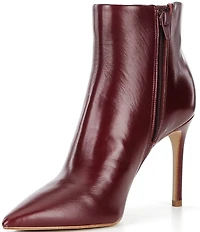 Gianni Bini Sergey Glossy Leather Stiletto Booties