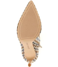 Gianni Bini Sergey Menswear Tweed Houndstooth Stiletto Booties