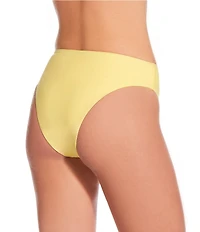 Gianni Bini Solid High Leg High Waisted Swim Bottom