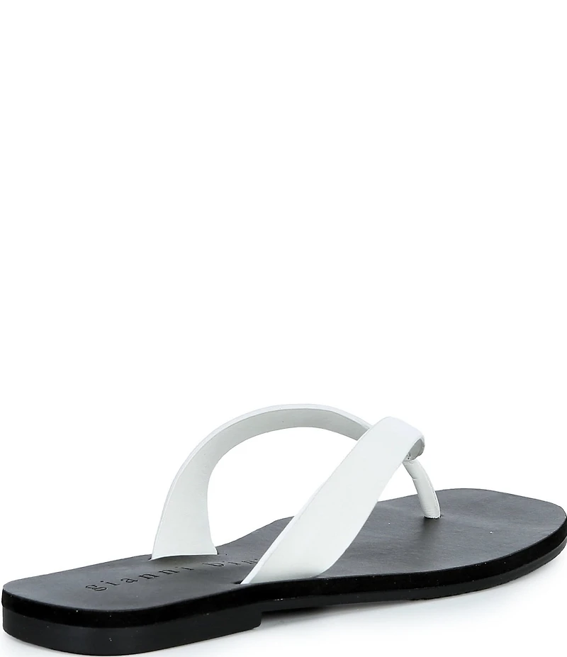 Gianni Bini Steffan Leather Thong Sandals